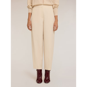 Motivi - Pantaloni balloon in poliviscosa - Beige