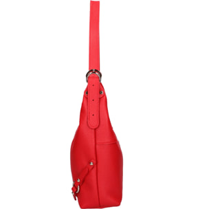 Borsa a spalla da donna - Modello Fiorenza Lux - Vera pelle - 30.0 x 30.0 x 9.0 cm