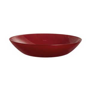 Assiette creuse rouge bordeaux 20 cm Arty - Luminarc