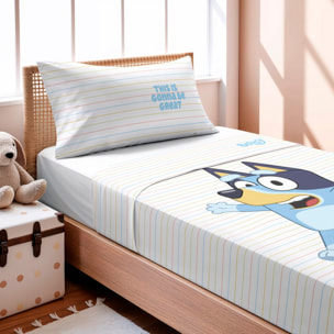 Sábana encimera BLUEY + funda almohada 45x110 .