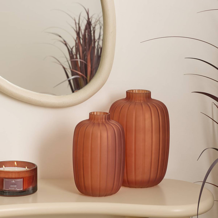 Vase Tigy ambre H30cm