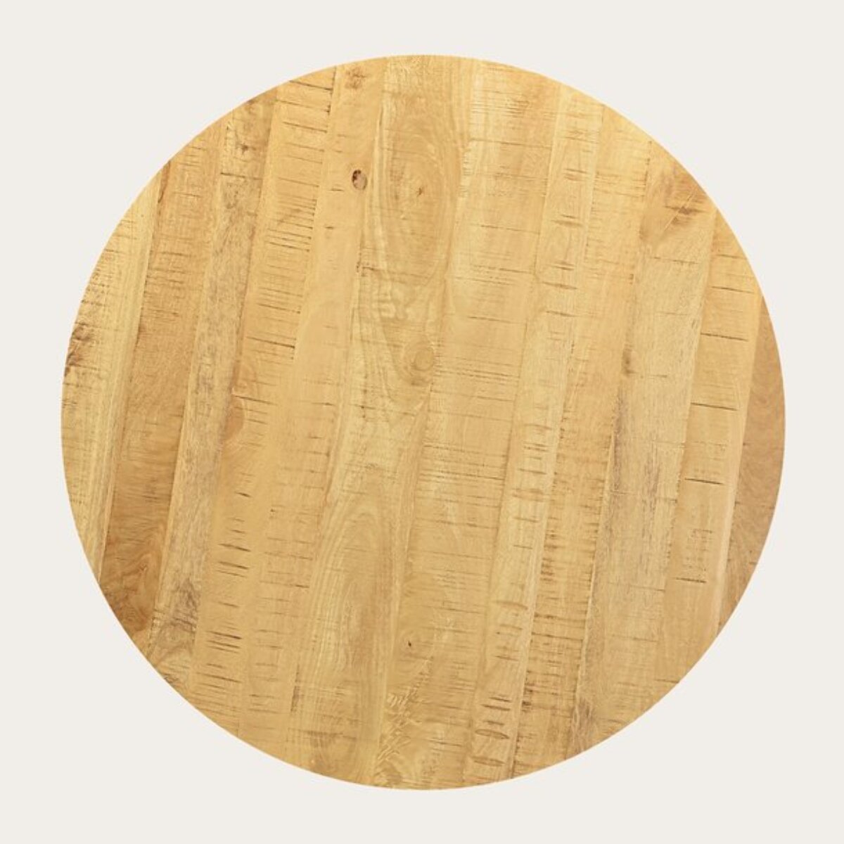 Table basse Venier -bois massif de manguier-couleur bahamas naturelles 110 x 60 x 110 cm