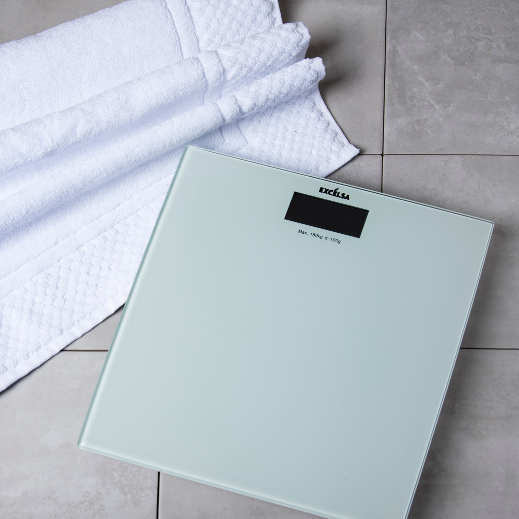 Pèse-personne digital Excelsa- Spa, Verre Blanc
