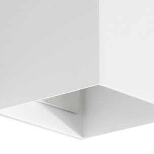 LUNE 2L Lampada da parete piazza bianca