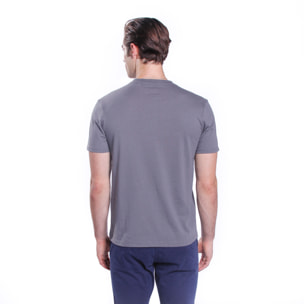 T-shirt jersey con ricamo logo davanti