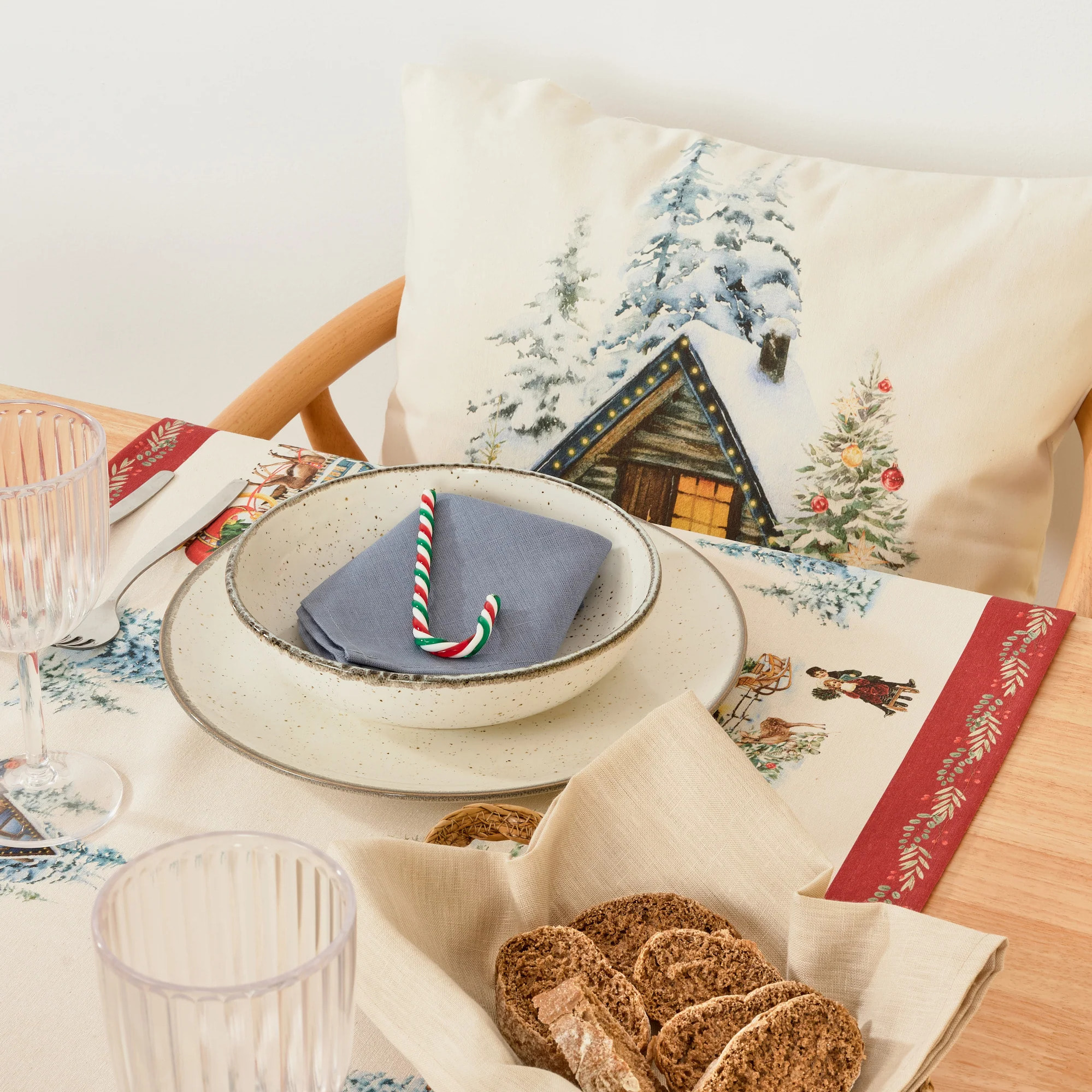 Chemin de table Christmas Landscape