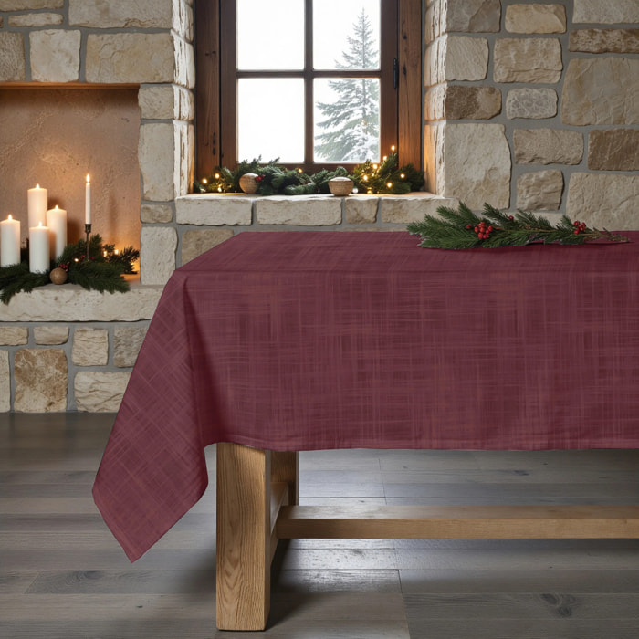 Nappe en résine Anti-tâches Christmas Burdeos