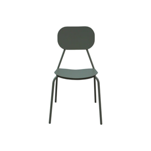 Chaise de jardin aluminium (lot de 4) AVELIA