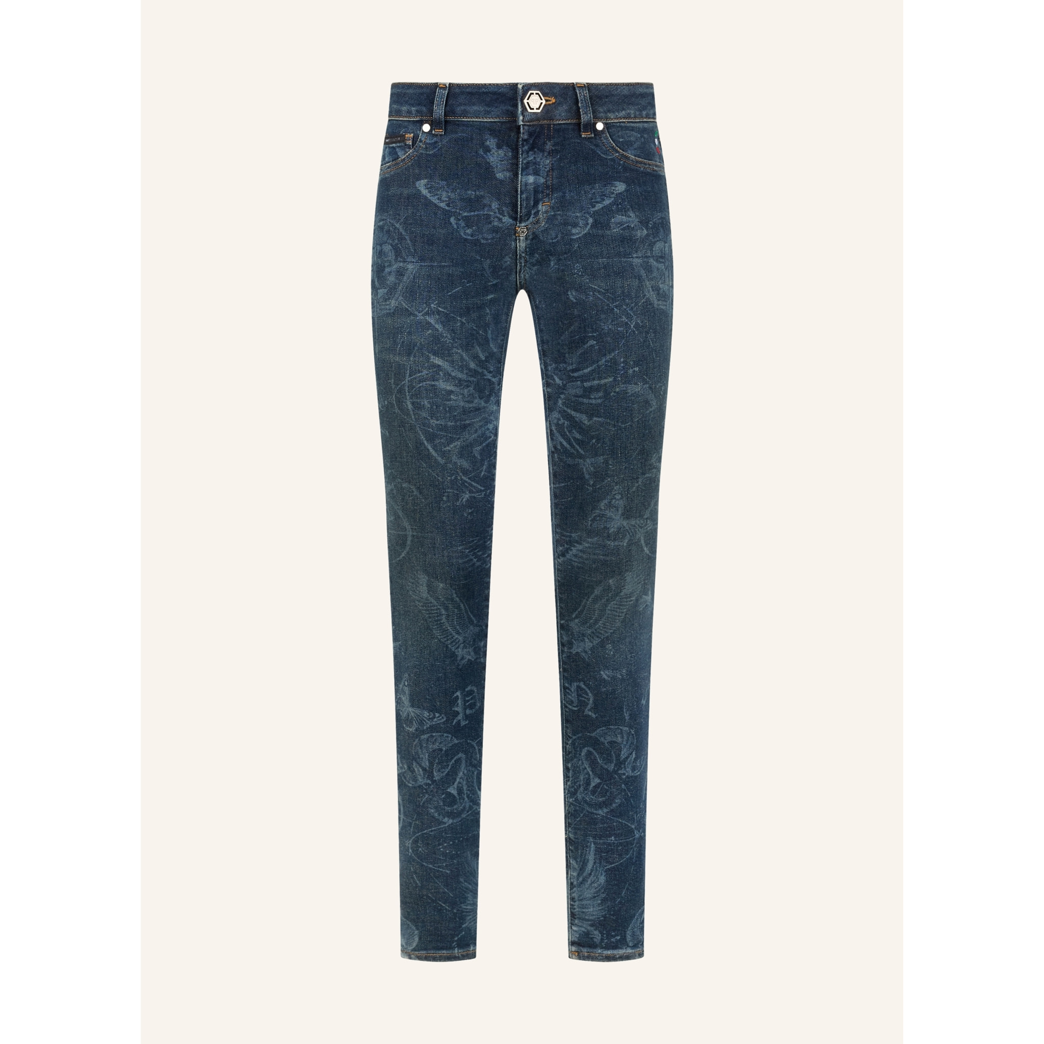 PHILIPP PLEIN Jeggings Butterfly Tattoo