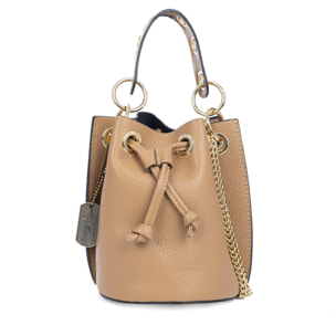 Primavera bolso de mano mujer. Piel auténtica Dollaro