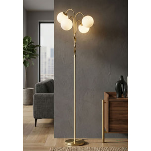 LAMPADA DA TERRA GLAMY 4 LIGHT CM Ø 54X176