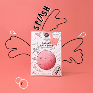 Galaxy Bath Bomb - Red Planet - Boule de Bain Effervescente et Apaisante - Grenadine 160 g