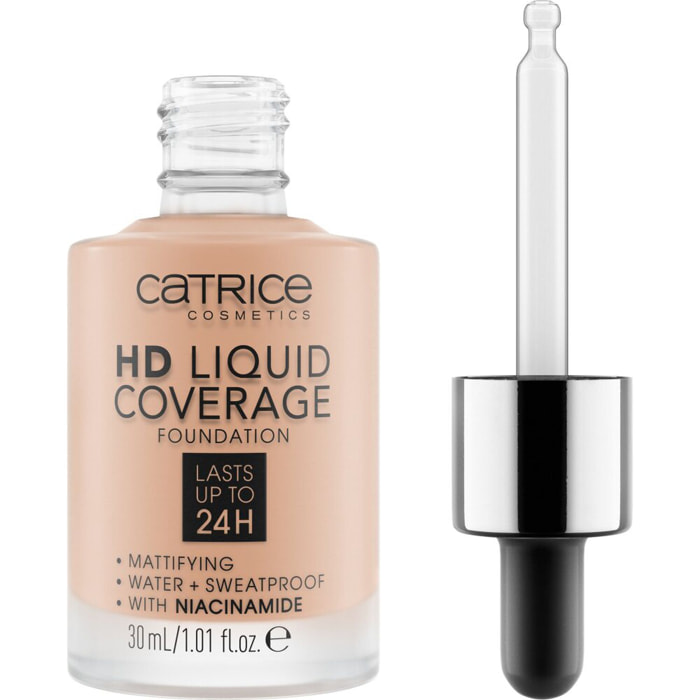 Hd Liquid Coverage Foundation - Fond de Teint Liquide Haute Couvrance 30ml