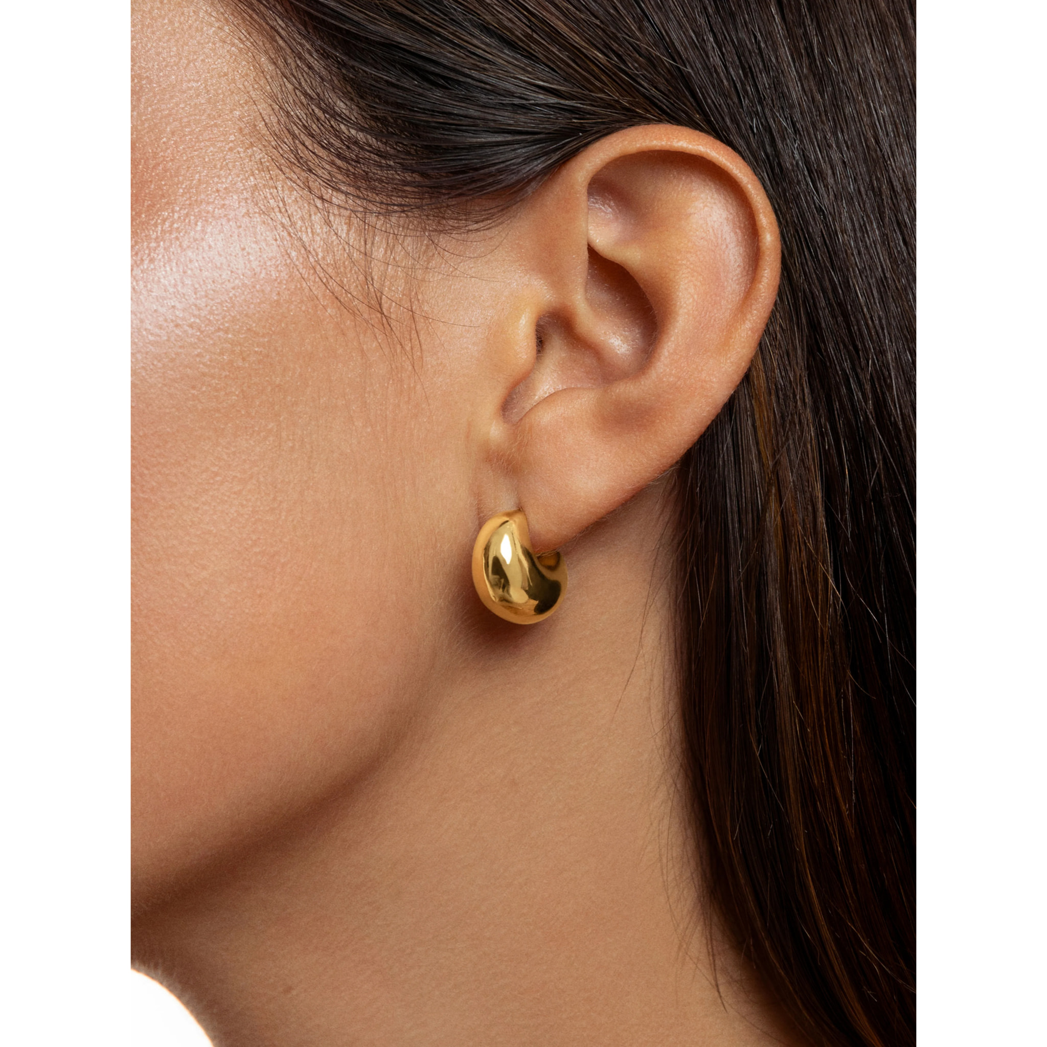 Orecchino Rain Placcato Oro