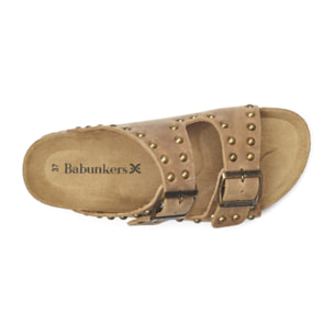 SANDALIA RIBADEO BABUNKERS MARRON