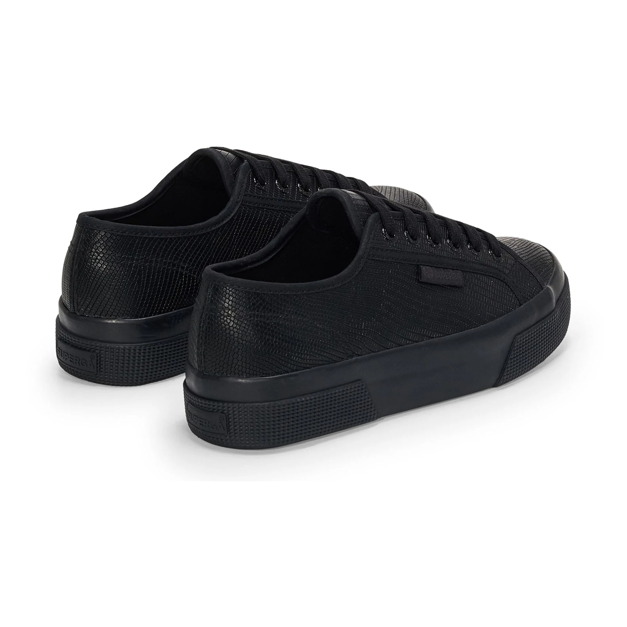 Scarpe da donna Superga Nero 2740 Snake Leather