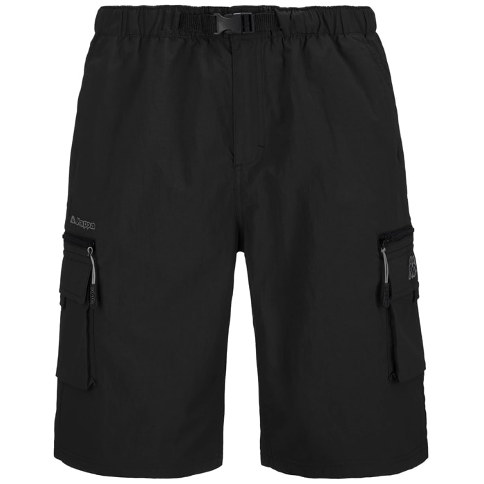 Kappa - Pantaloncini Uomo Nero - LOGO CARGOS