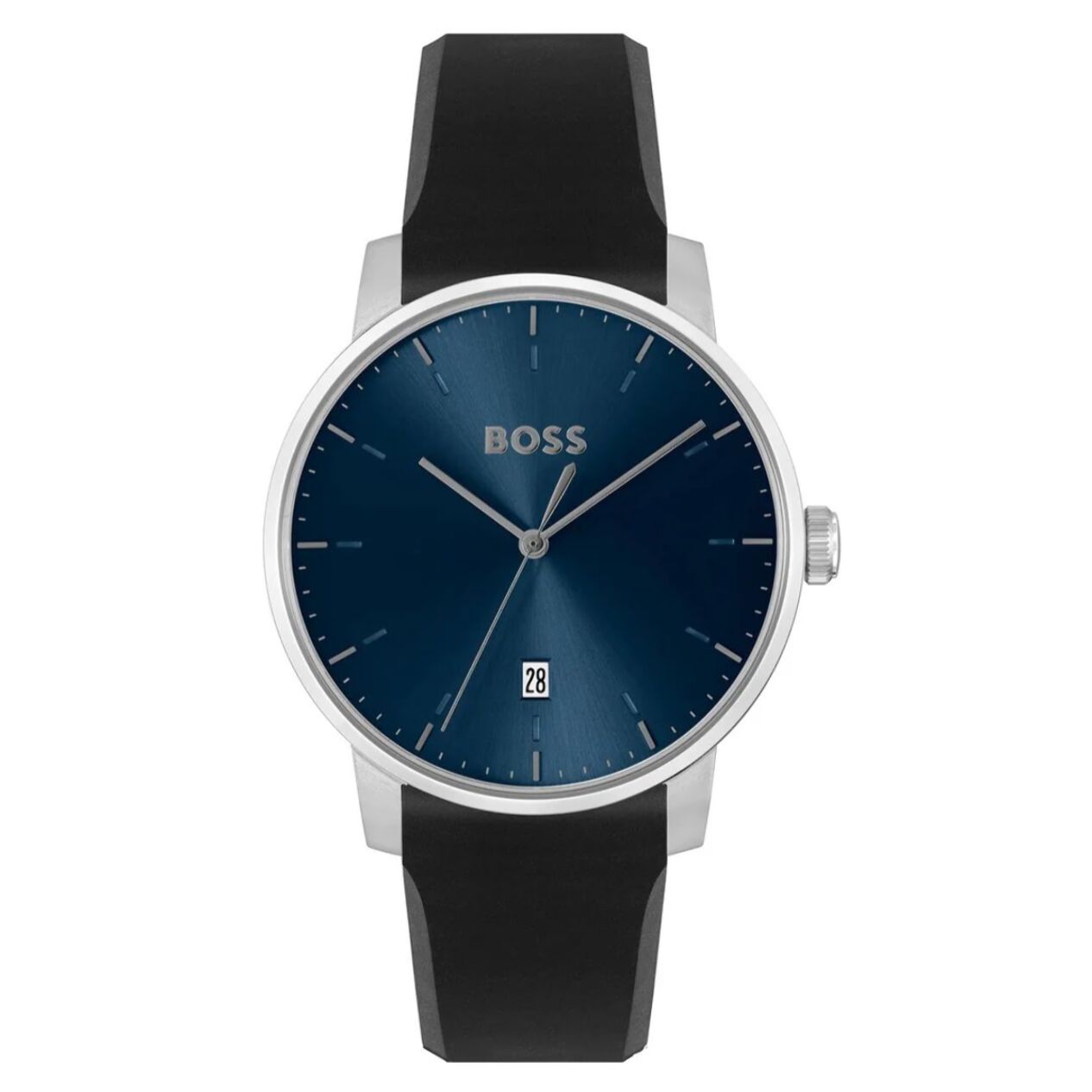 Reloj Boss 1514131 Hombre Analogico Cuarzo con Correa de Caucho