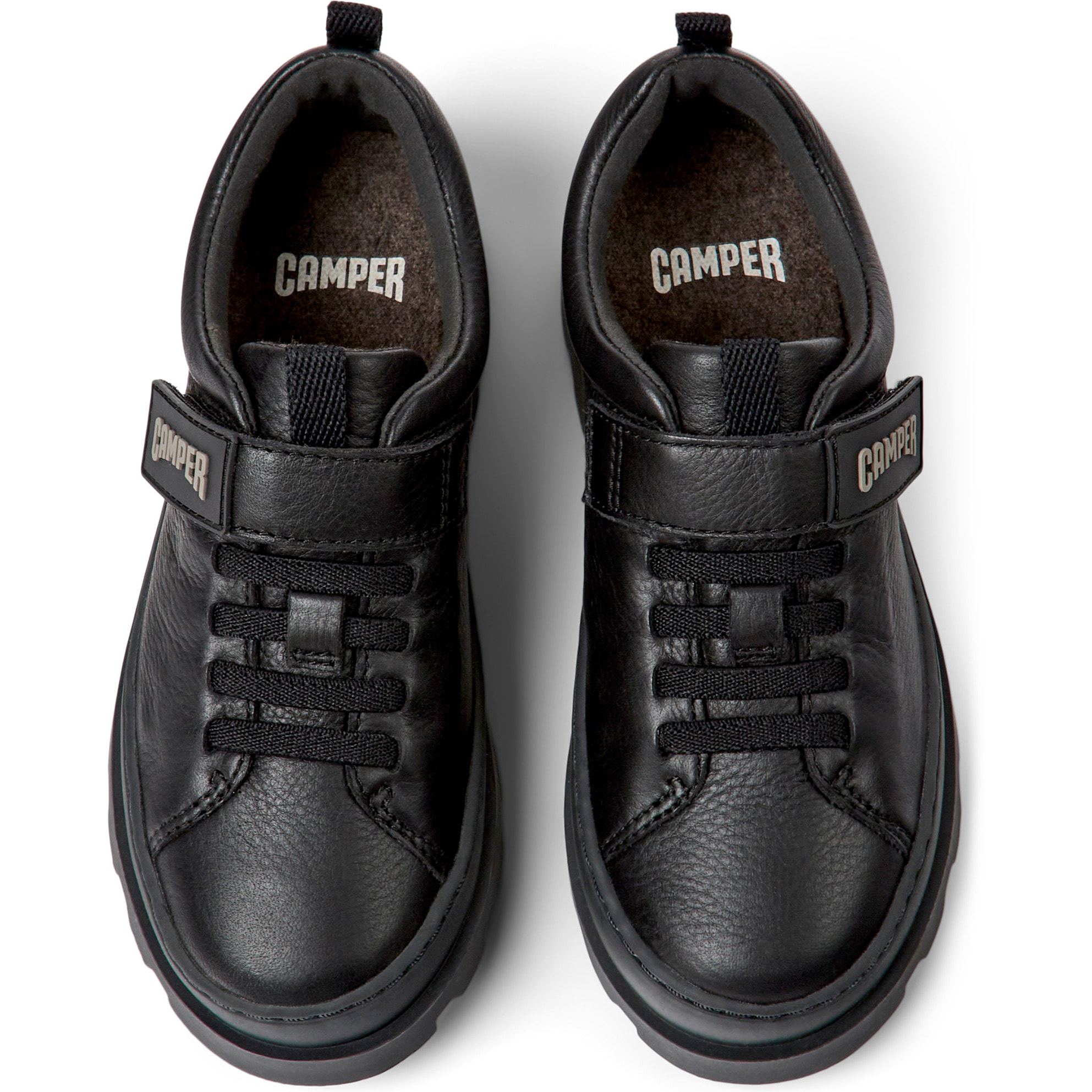 Zapatillas - CAMPER Brutus - Negro - Cuero liso