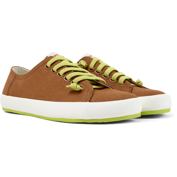 CAMPER Peu Rambla Vulcanizado - Zapatillas Sneakers Marrón Mujer