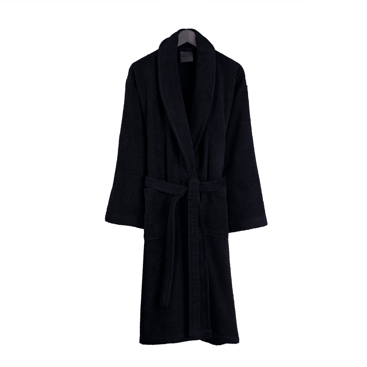 Peignoir homme 100% coton noir