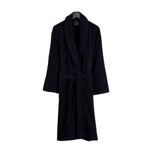 Peignoir homme 100% coton noir