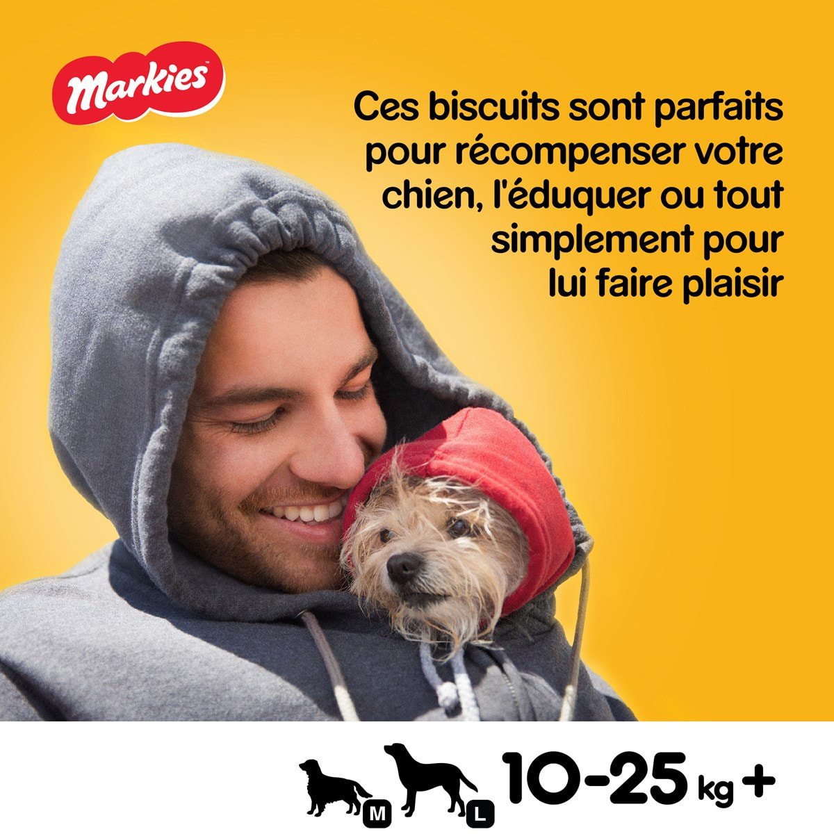 PEDIGREE Markies Biscuits fourrés pour chien 12x500g