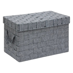 Set de 2 paniers Lise gris
