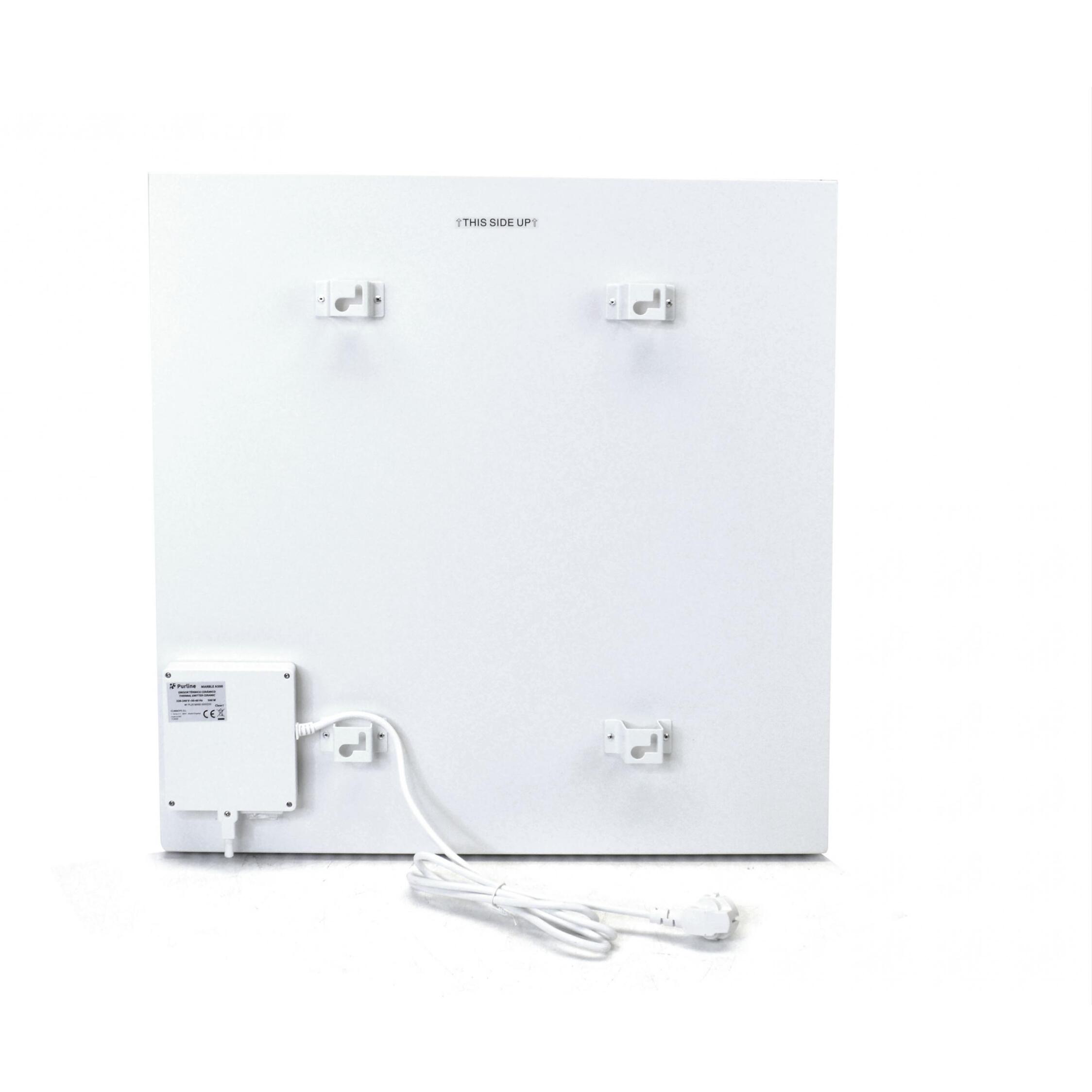 Émetteur thermique avec façade en céramique à finition marbrée 500   W