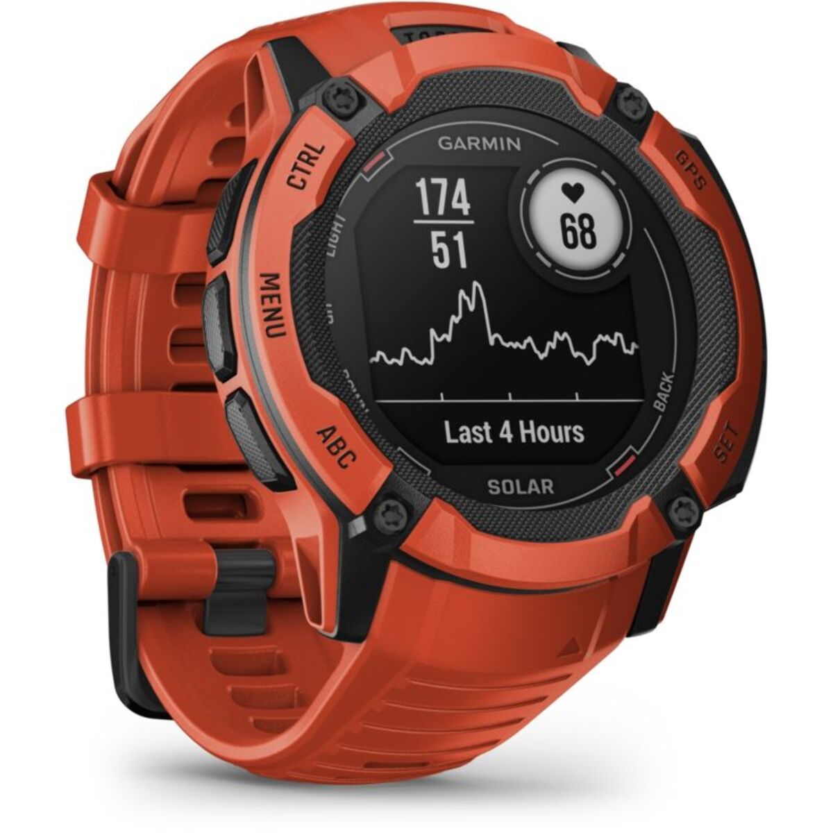 Montre sport GARMIN Instinct 2X Solar Flame red