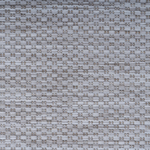 FARO - Tapis rond intérieur extérieur à motif Silver