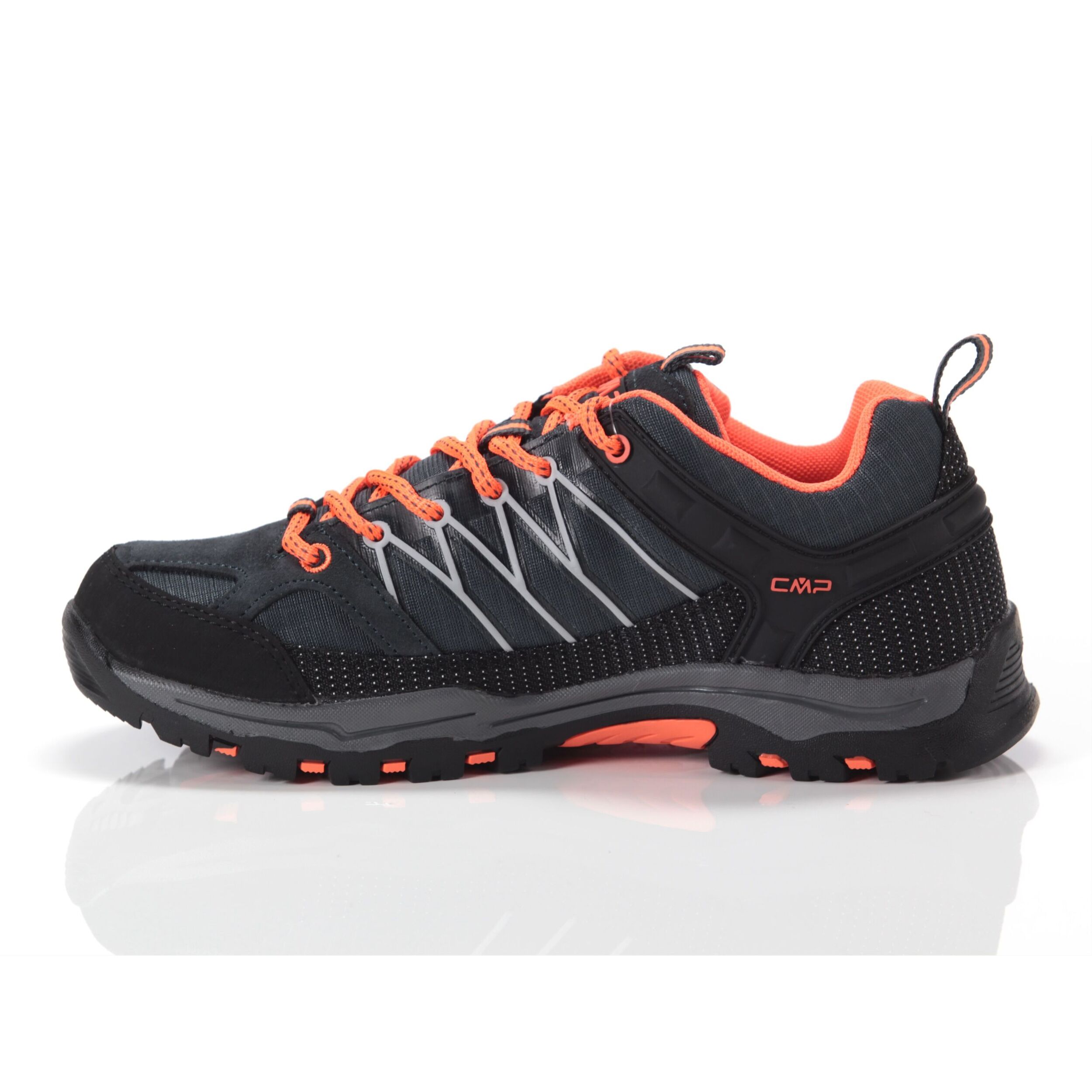 Sneakers CMP Kids Rigel Low Trekking Wp Antracite Flash Orange Nero