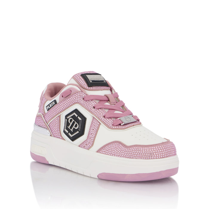 PHILIPP PLEIN Low-Top Sneakers SK8R Strass