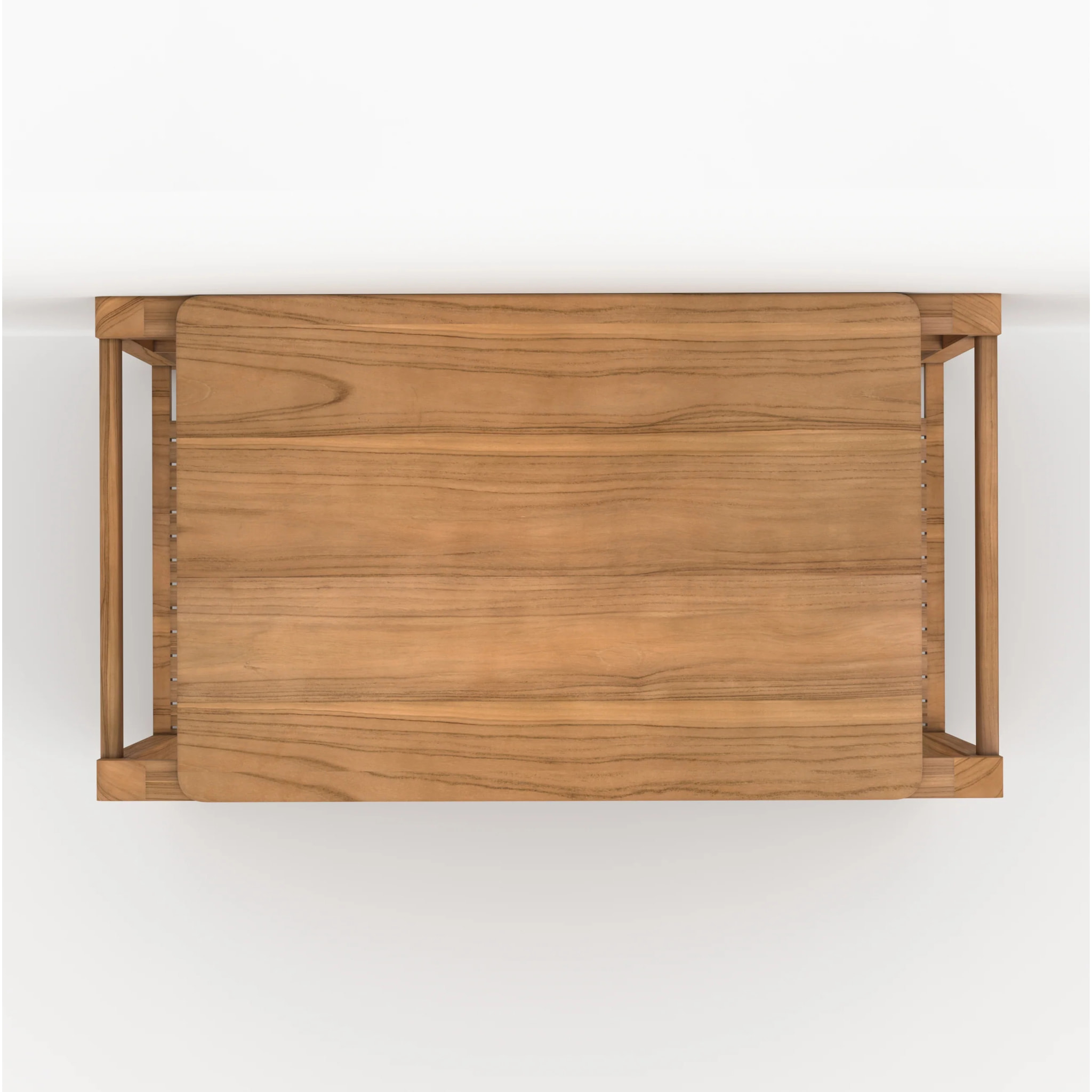 Meuble de salle de bain en bois de teck 90 cm - Lucette