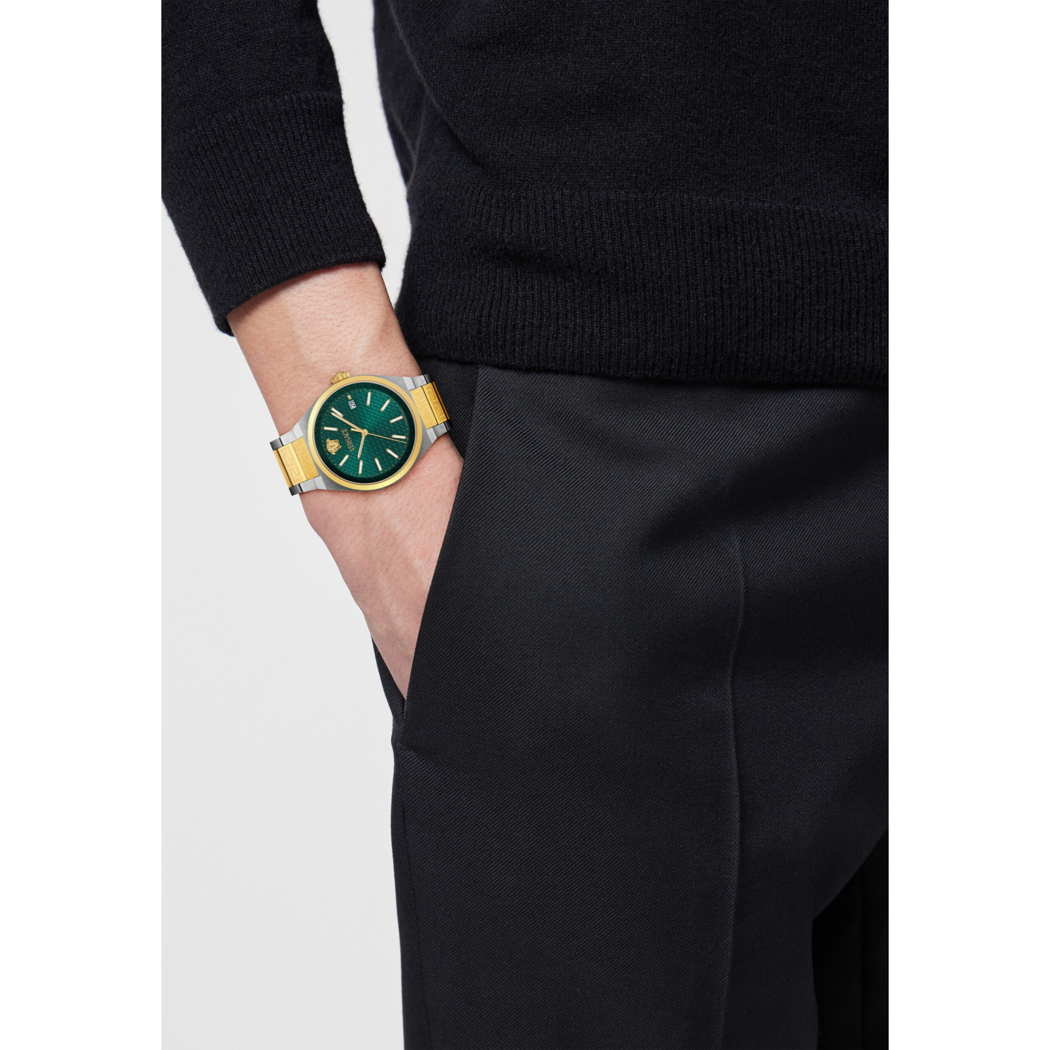 Versace Reloj Analógico De Cuarzo V-Auria (Wc-0F)