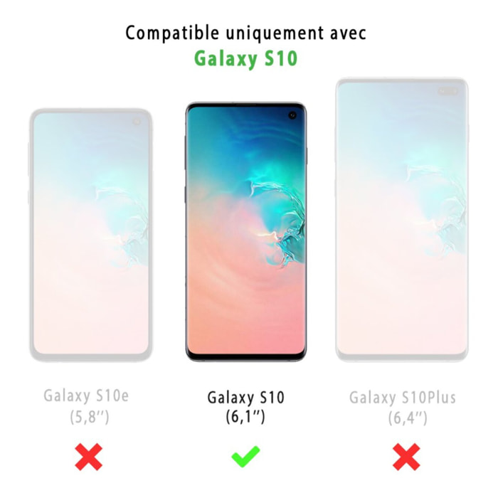 Coque Samsung Galaxy S10 anti-choc souple angles renforcés transparente Lune Attrape Rêve Evetane