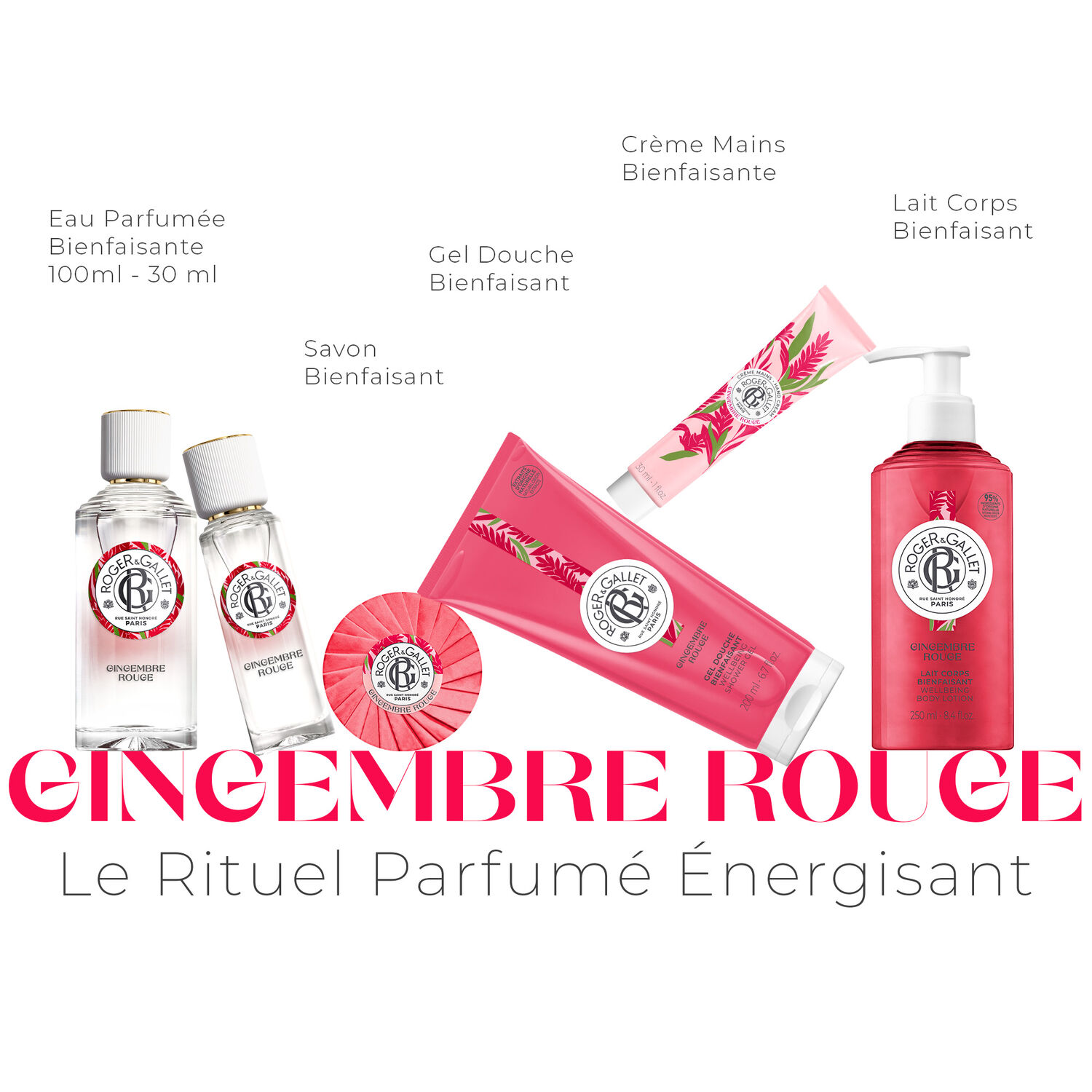 Gingembre Rouge - Savon Bienfaisant 100g
