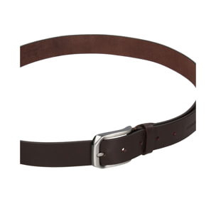 Cintura da uomo in vera pelle Made in Italy - Modello Lupo - Fibbia