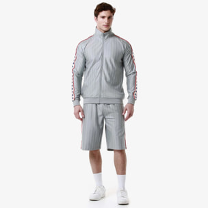 Kappa - Pantaloncini Uomo Grigio - 222 BANDA LULLO
