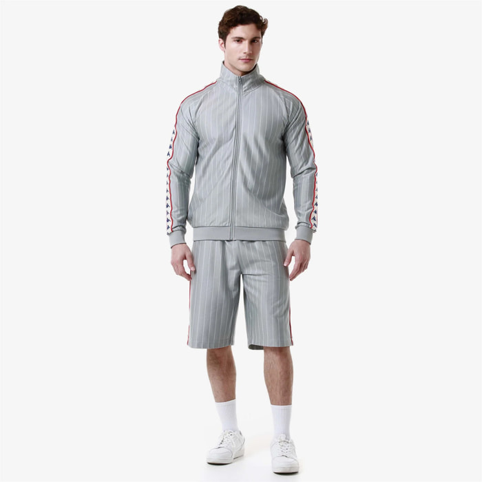 Kappa - Pantaloncini Uomo Grigio - 222 BANDA LULLO