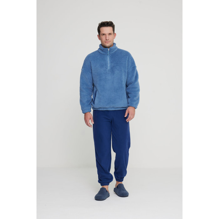 Pigiama uomo paddy in eco pelliccia con zip Noidinotte