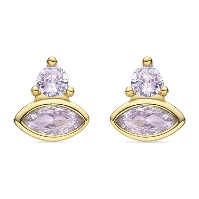 Pendientes Lux by Lux acabados en Oro amarillo de 18 Kts