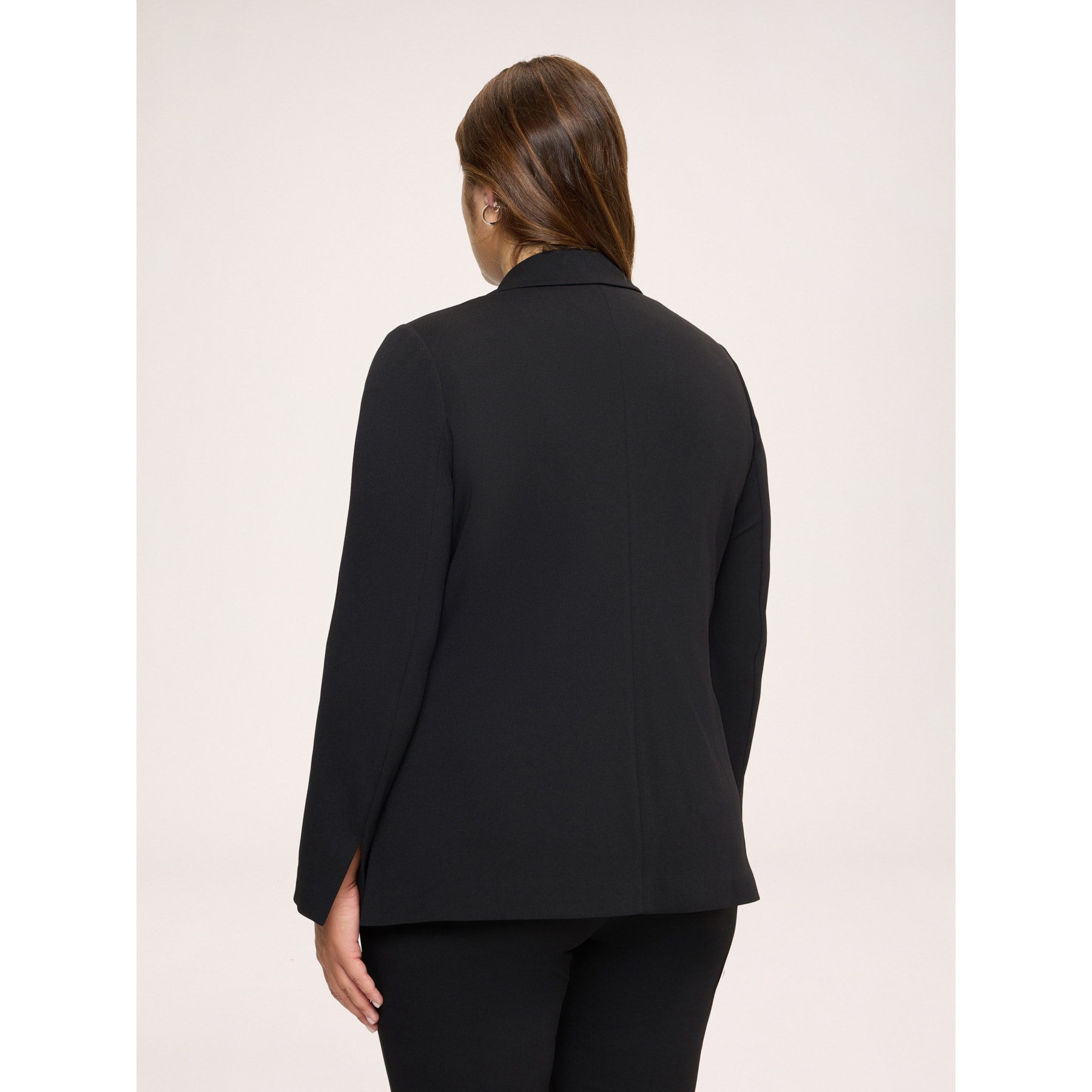 Fiorella Rubino - Blazer destrutturato in tessuto stretch - Nero