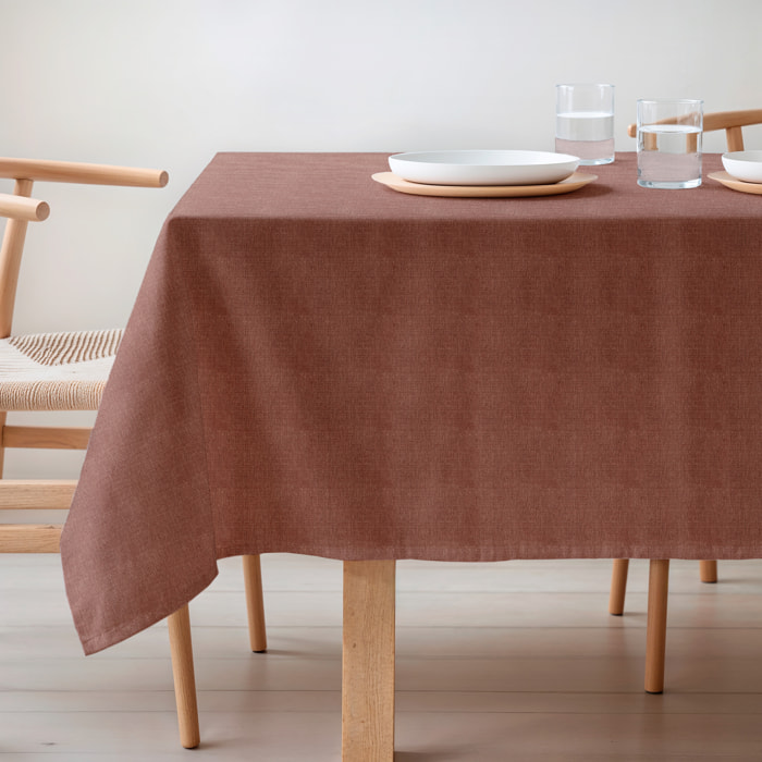 Nappe jacquard unie antitache INDRA TEJA