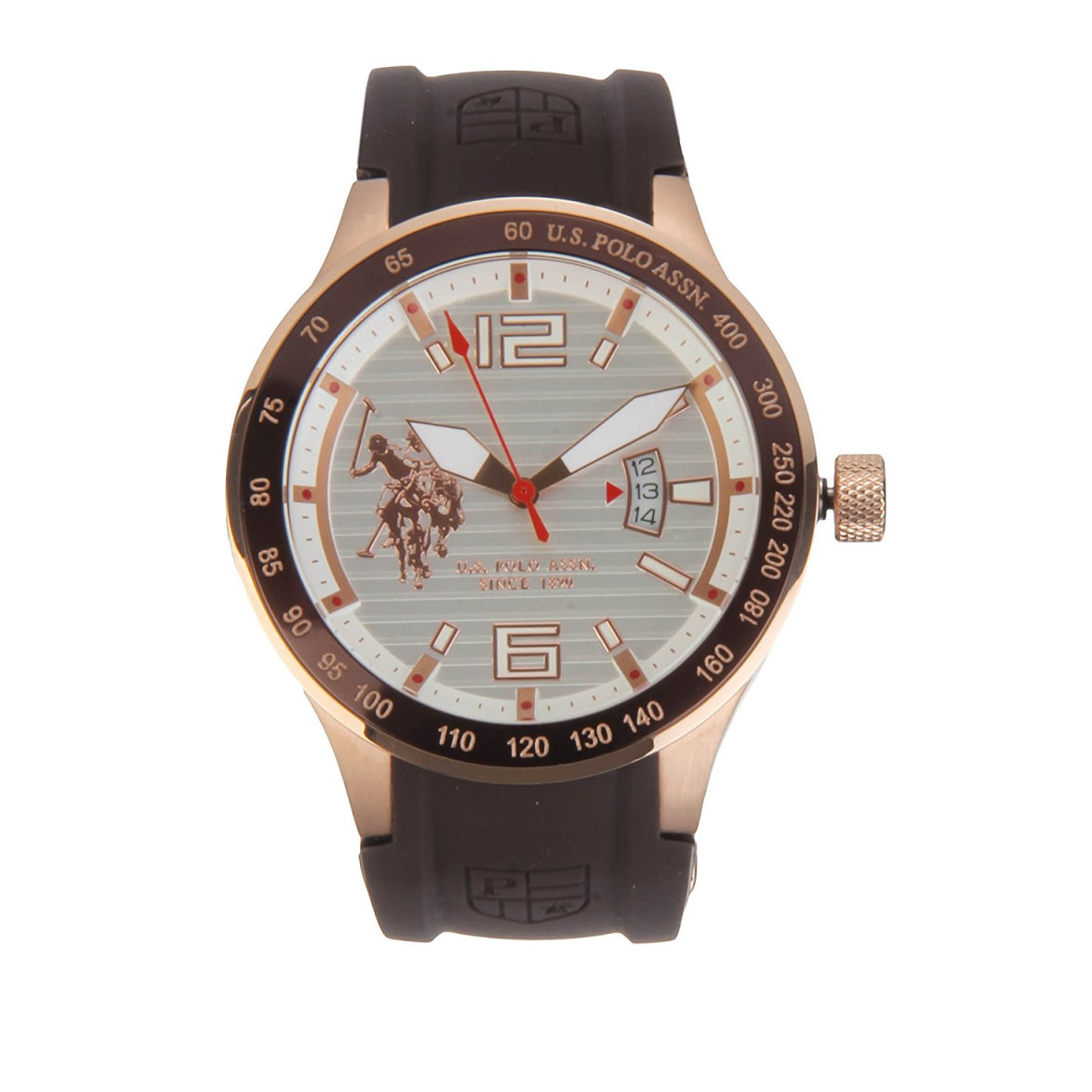 Reloj U.s. Polo Assn. USP4297RG Unisex Analogico Cuarzo con Correa de Caucho