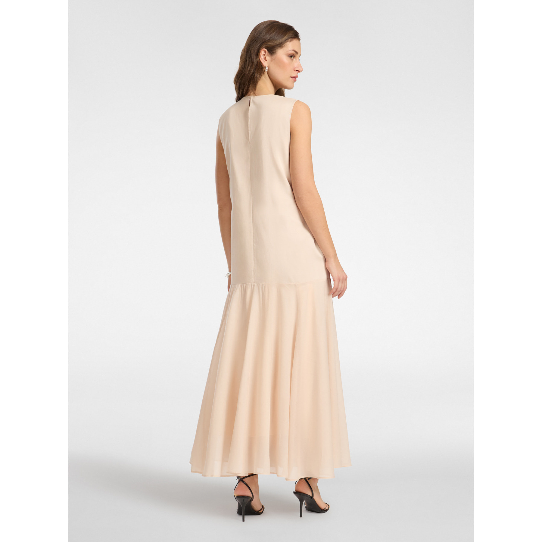 Elena Mirò - Vestido largo - Beige