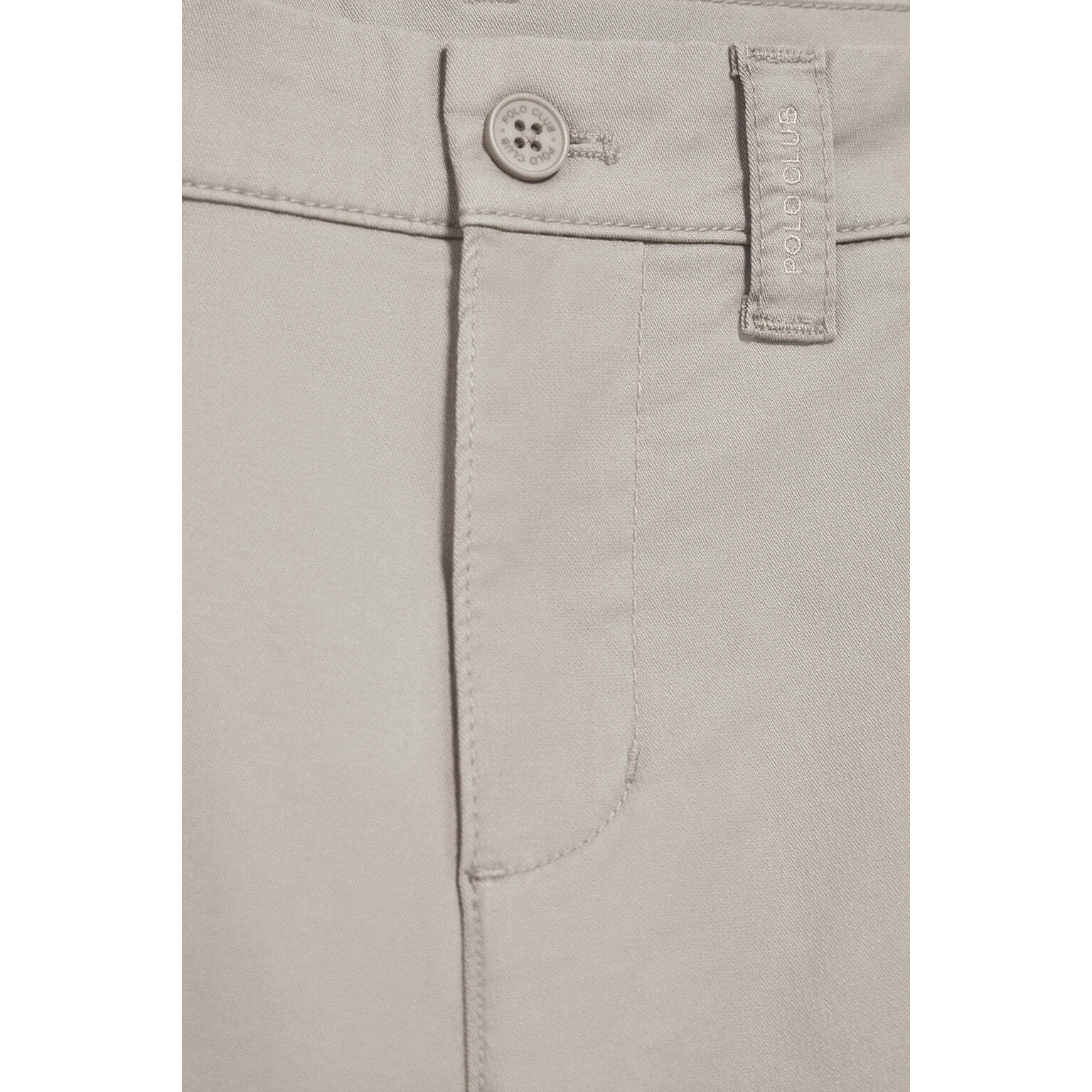 Bermuda relax gris claro con detalles Polo Club