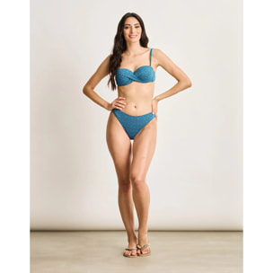 Braguita Bikini Azul Petróleo - Bicela