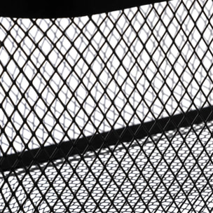 Corbeille en métal 40x26cm "Mayaj" noir