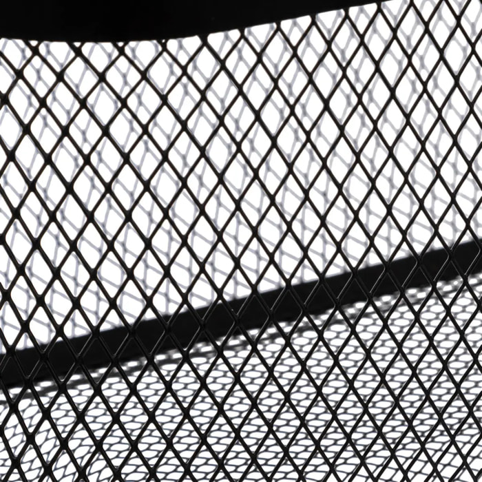 Corbeille en métal 40x26cm "Mayaj" noir